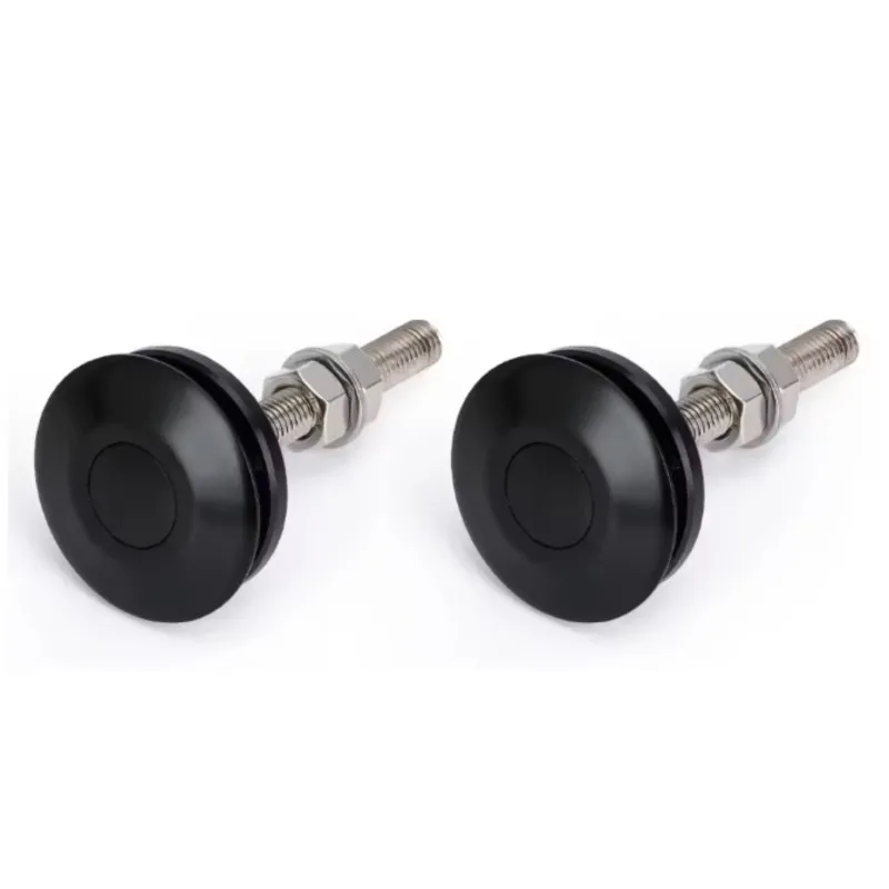 

Black Push Button Hood Pins Lock Clip Kit 62Mm Universal Racing Car Quick Latch New Engine Bonnet Car Accessories