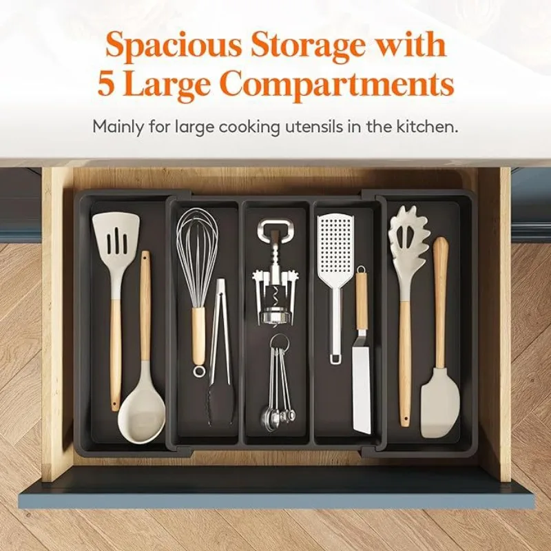 Household Tableware Storage Box Multifunctional Kitchen Utensil Organizer Dustproof Cutlery Storage