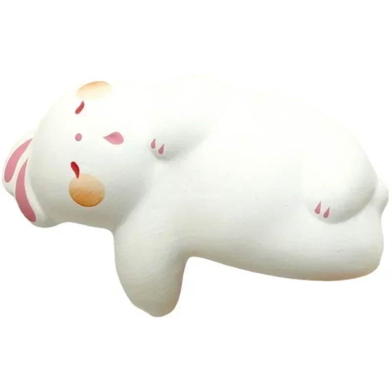 شاشة الكمبيوتر رصد الحلي الصغيرة سطح المكتب دمية القط أرنب ديكور المنزل محظوظ القط تمثال اكسسوارات المنزل Kawaii