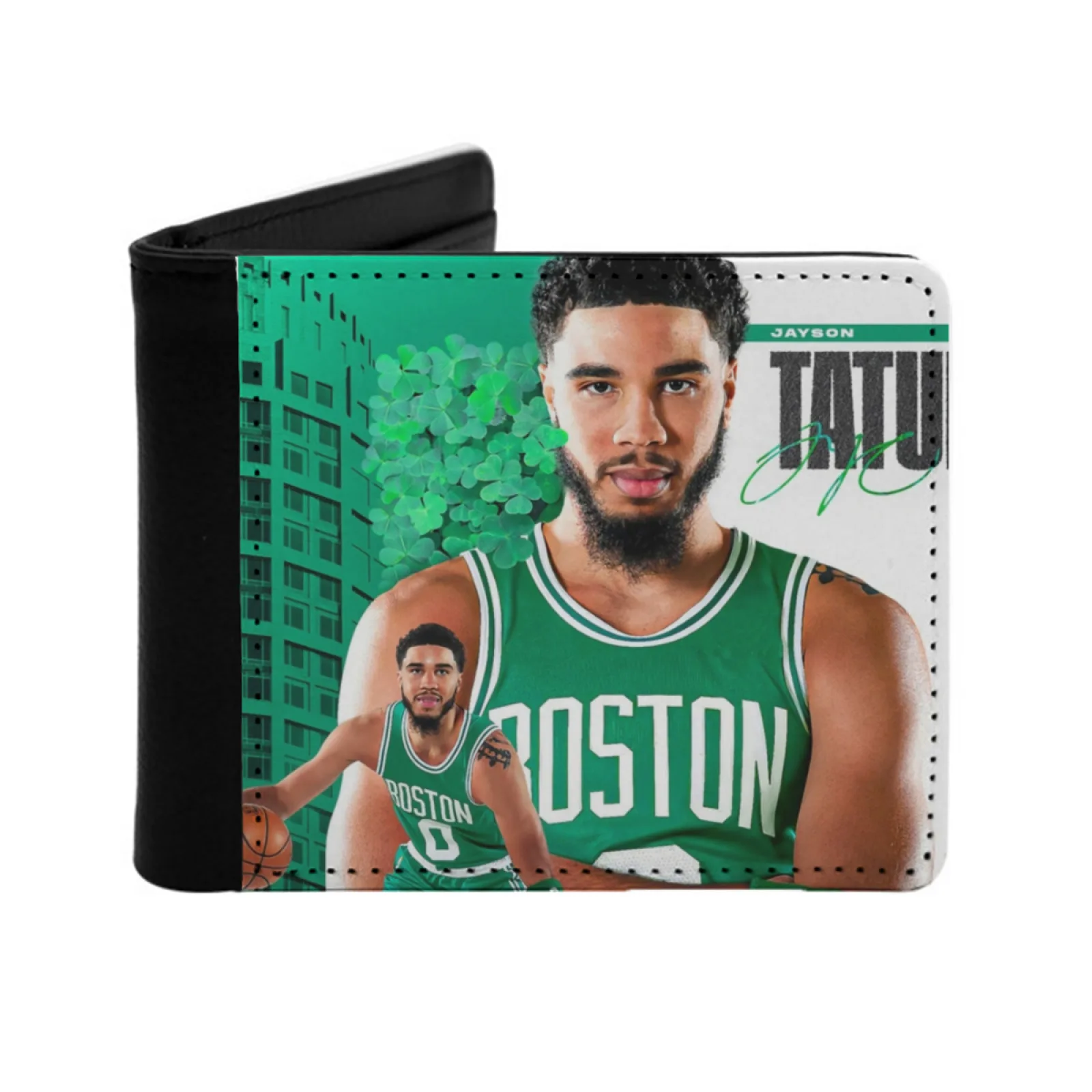 

Jayson Tatum 0 Personalized Men's Leather Wallet Card Money Bag Pu Leather Wallet Jayson Tatum Basketball Final Jayson Tatum