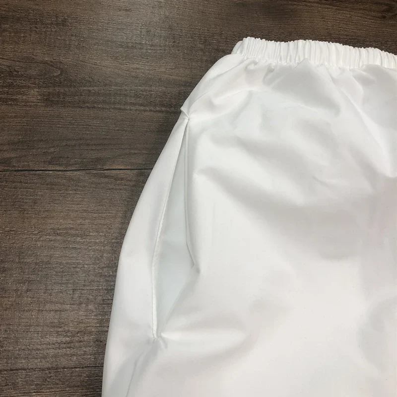 聖マイケルカニエウェストファッション最高品質ソリッドカラーカジュアルスウェットパンツ夏のストリートビーチパンツシンプルなショーツ男性