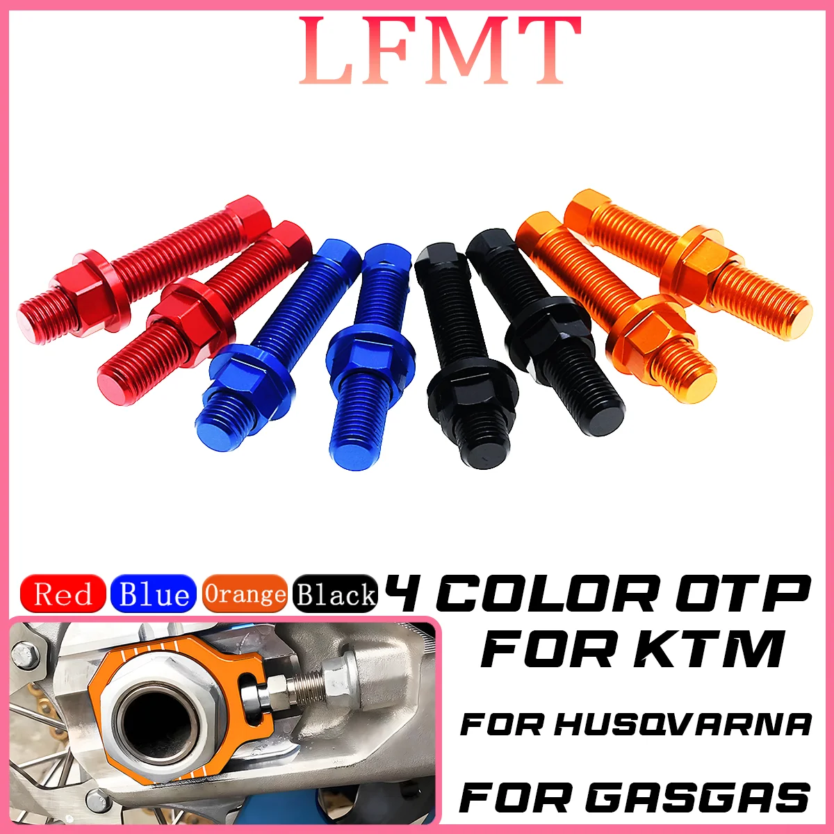 

Rear Axle Blocks Chain Adjuster Bolt For KTM 690 SMC R 690 790 890 950 990 1090 1190 1290 ADVENTURE DUKE ENDURO SMC R 2004-2023