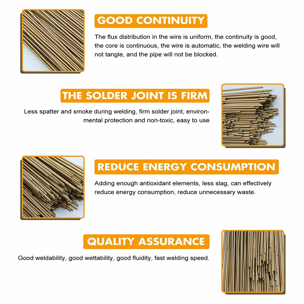 

Аксессуары, припой, 10 шт, 33 см * 1,6 мм 33 см * 2,0 мм 33 см/13 дюймов 50 см/19,7 дюйма, латунный флюс, низкая температура