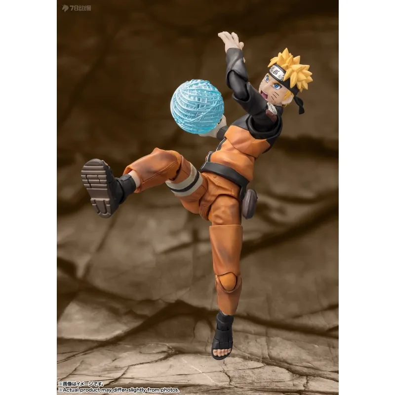 BANDAI ของแท้ S.H. Figuarts Series Naruto Series Uzumaki Naruto - Battle Damage Edition- TNS Limited Movable Model