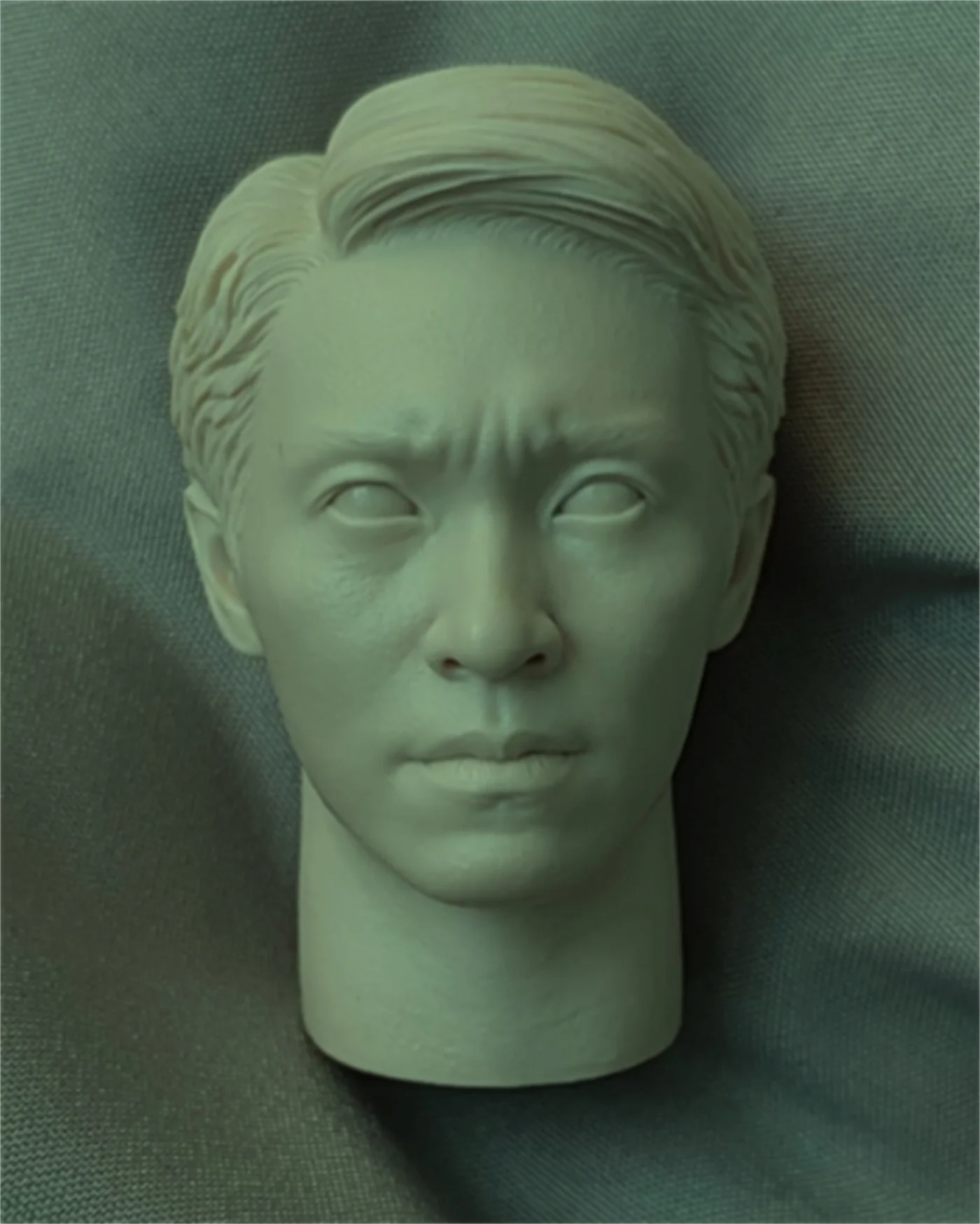 1/6 Scale  Stephen Chow Head Sculpt PVC Head Carving Model Fit 12'' Male  Star Soldier Action Figure Body Dolls Movie Actor