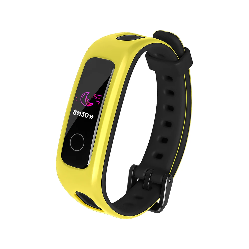 سوار الموضة الملونة المعصم Watchband حزام معصمه لينة سيليكون حزام لهواوي الفرقة 4e 3e الشرف الفرقة 4 الجري