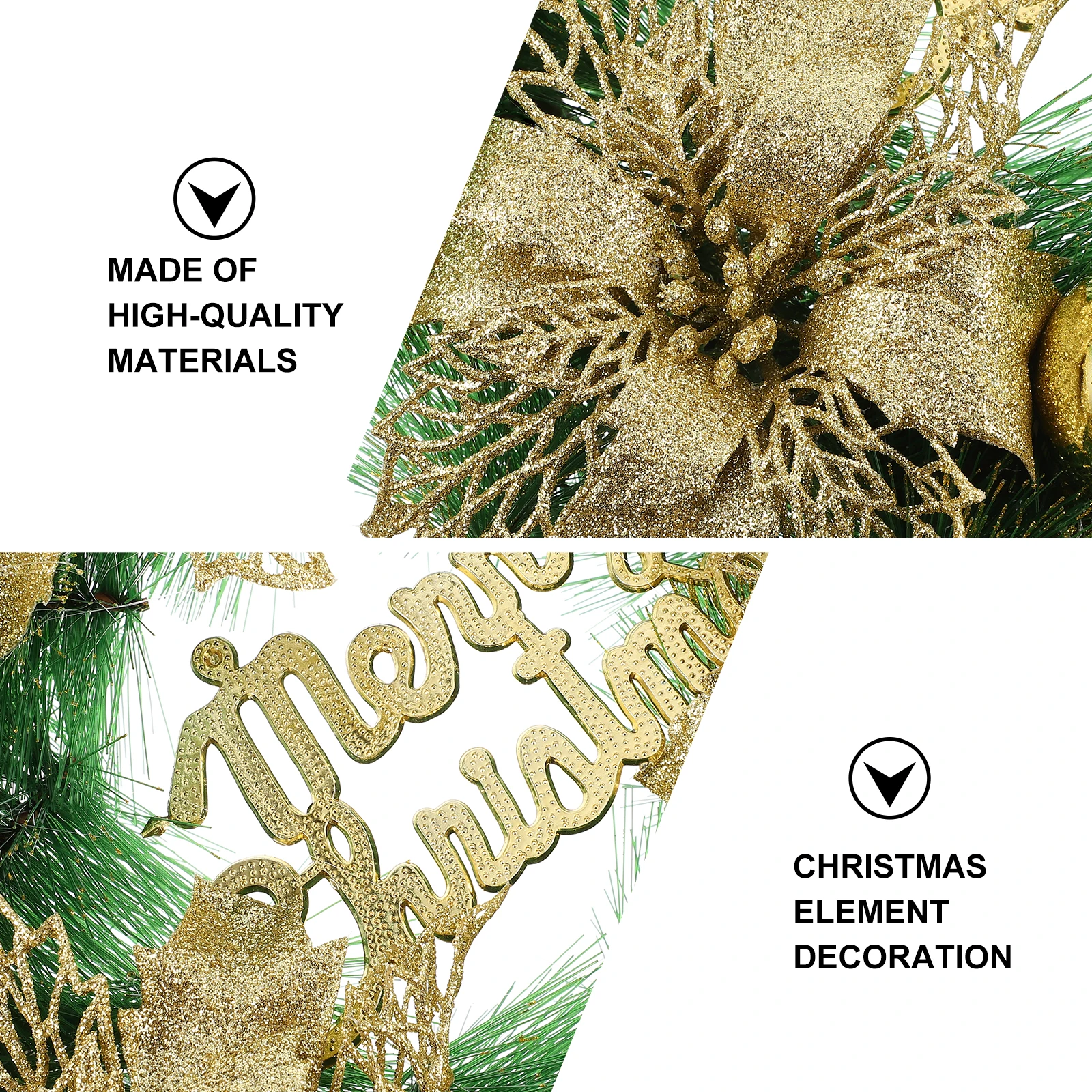 

Christmas Wreath Foam Decorations Door Hanging Wreath Dramatic Effect Festive Atmosphere Christmas nament