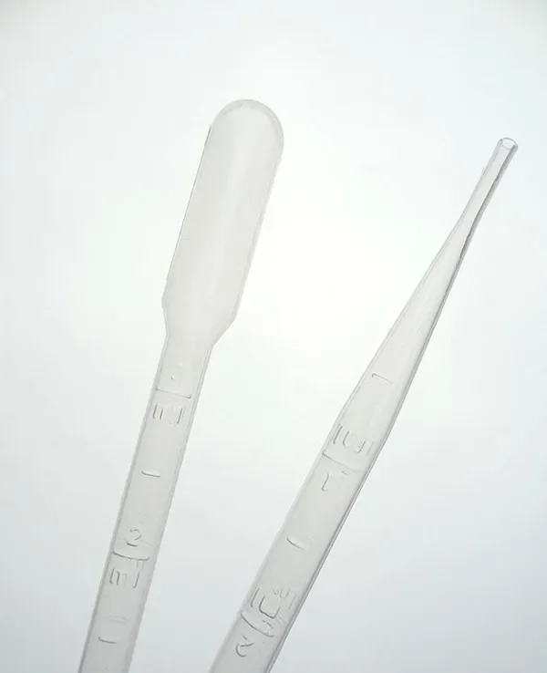 98pcs/Pack 1ML/2ML/3ML 5ml Pipettes Disposable Plastic Graduated Pasteur Pipette Dropper Polyethylene 0.2/0.5ml available