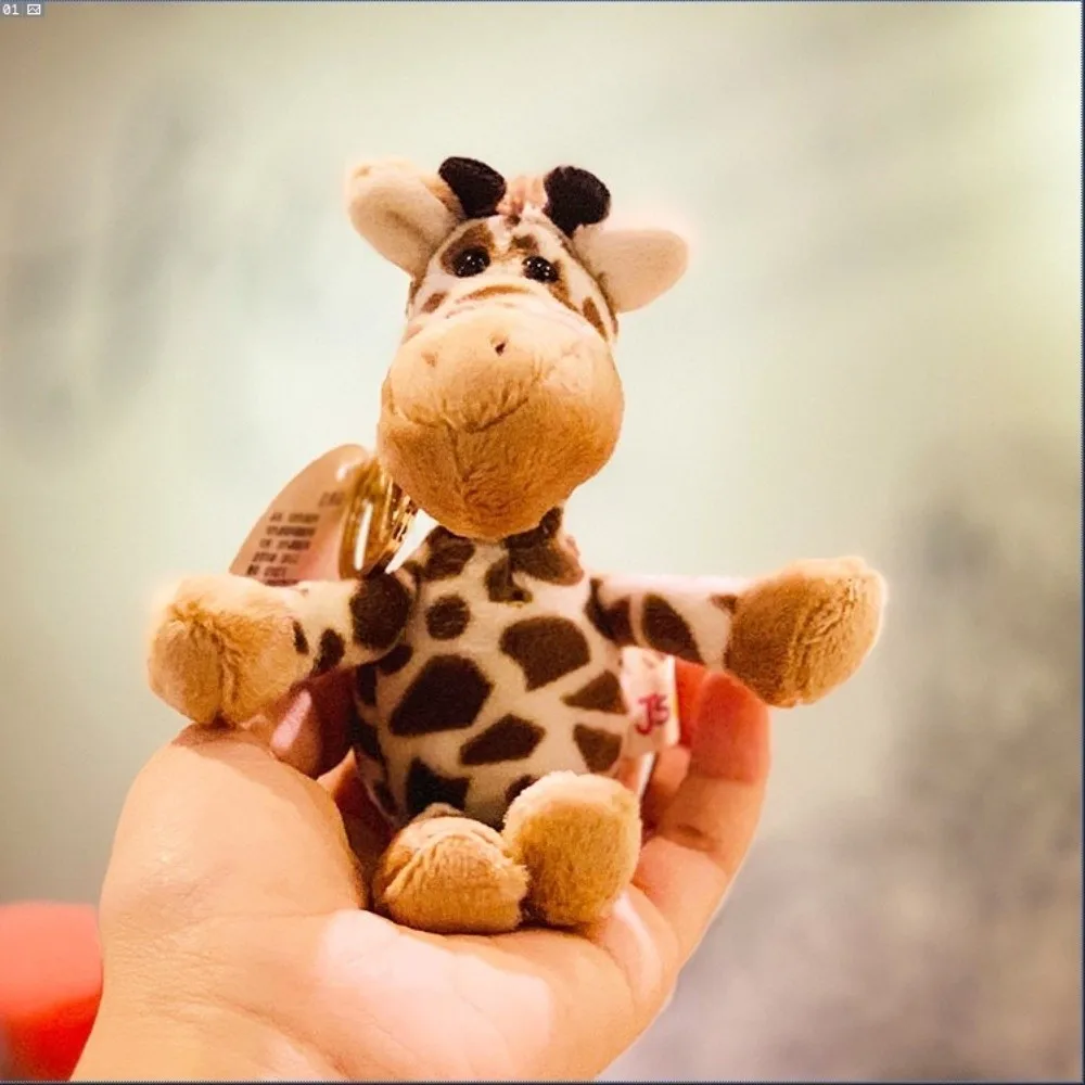 Adorable 15CM Keychain Soft Animal Shape Pendant Cartoon Pendant Style Animal Bag Decoration