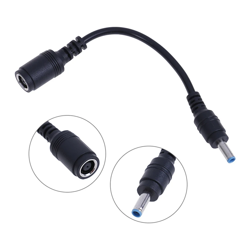 7.4*5.0mm Female To 4.5*3.0mm Male Plug DC Cable Power Adapter Connector for HP Dell Laptop