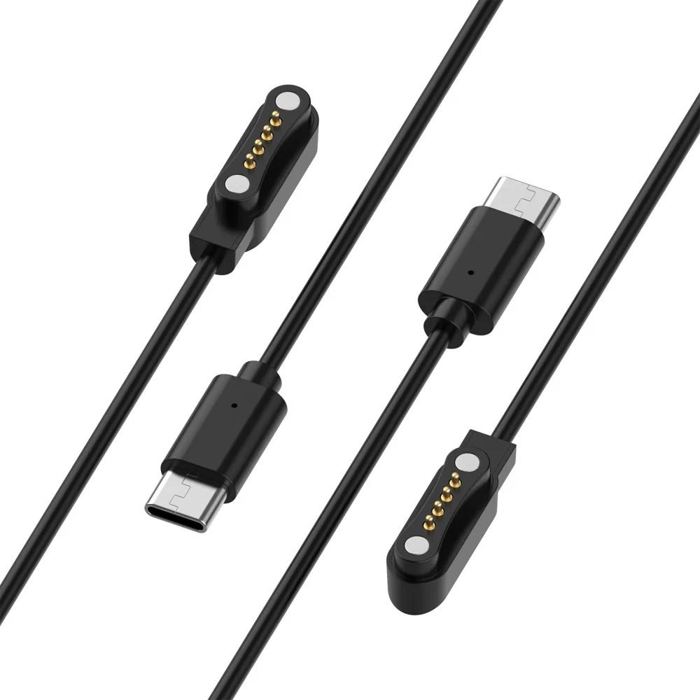 Magnetic Charging Cord For Plaud Note AI Recorder Power Supply Cable USB Type C Connector Replacement Charger Wire