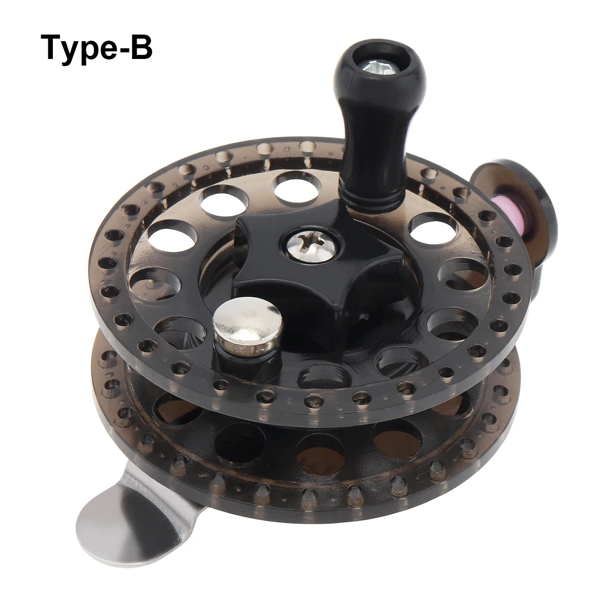 Fly Fishing Reels ABS Lightweight Fish Reel for Carp Winter Ice Fishing Reel Spool Outdoor Fishing Tackle Gear Tools