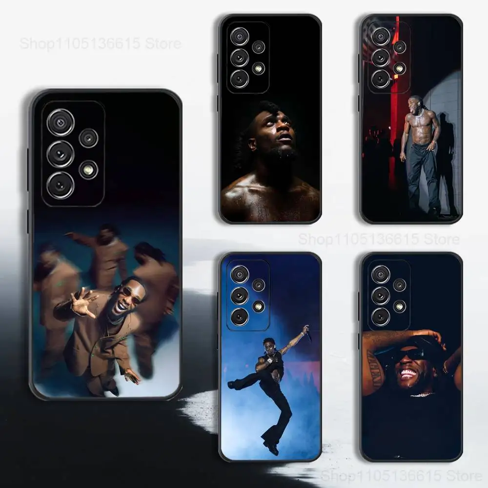 

Hot B-Burna B-Boy Singer Phone Case For Samsung S25,S24,S23,S22,S21,S20,S10,Ultra,Plus,Lite,FE,Soft Silicone Black Cover