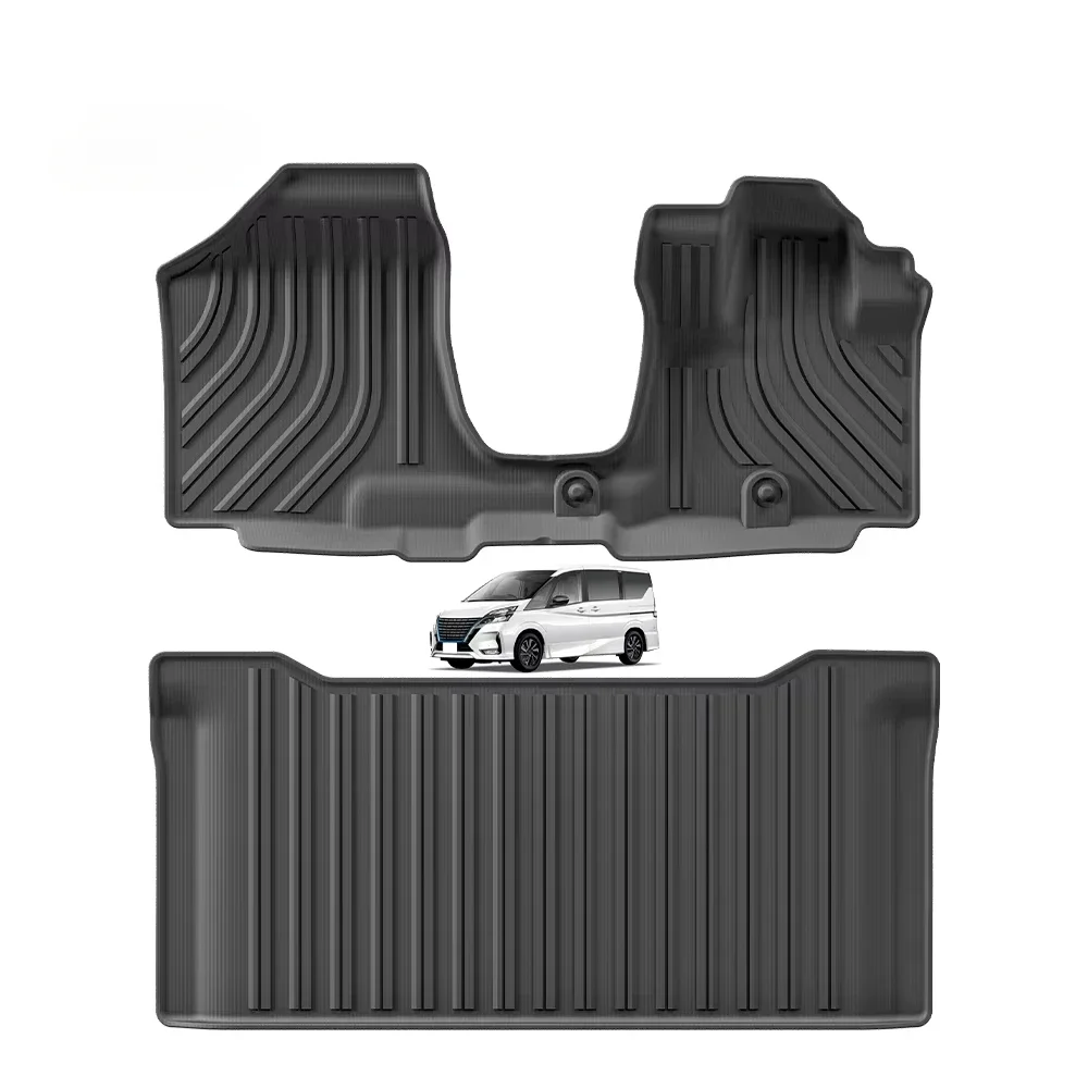 

Custom TPE 3D Car Mats for Nissan Serena C27 E-POWER HEV RHD 2016-2022 Waterproof Non-slip Car Foot Mat Car Floor Mat