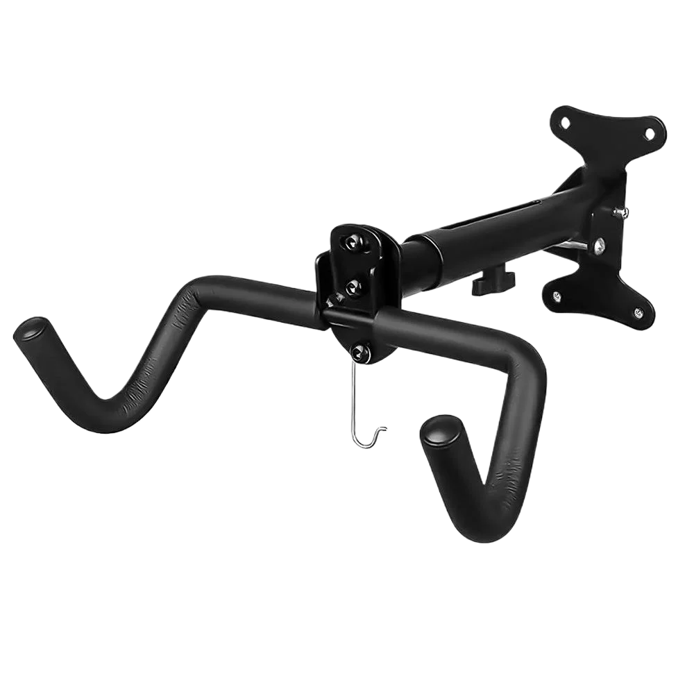 AliExpress 1Pcs/Set Steel Bike Storage Hook Wall Mounted Folding Bracket Bicycle Stand Rack Hanger Kit Bearing Capacity 25KG