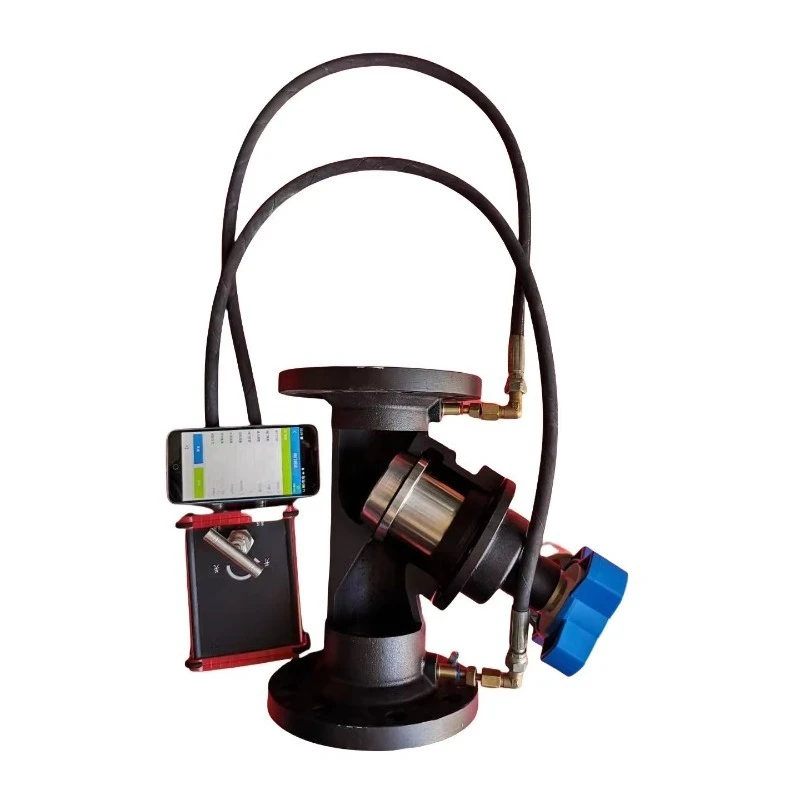 Static 1-balance balance valve (flow measurement) 1 inch for water test kit with control structure