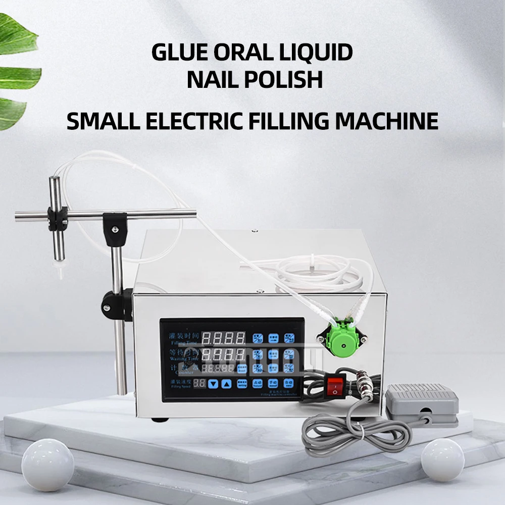 Riempitrice di liquidi per bottiglie Riempitrice elettrica per bevande Strumenti di imballaggio industriale Conteggio quantitativo