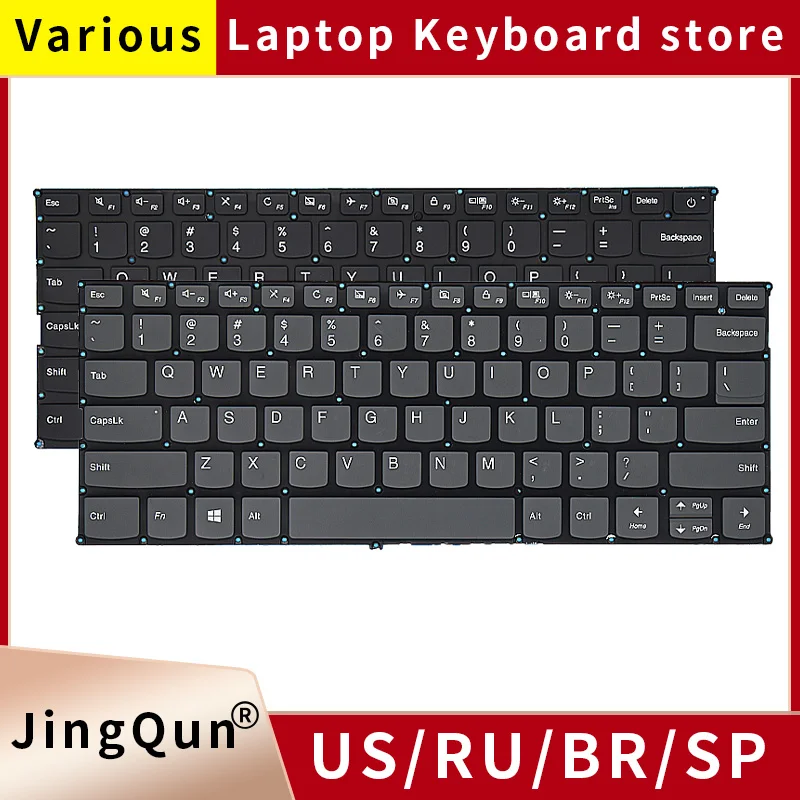 Teclado de ordenador portátil con retroiluminación, para Lenovo Ideapad 7000-13, K42-80, K43-80, 320S/720S/V720S/V530S-13IKB, 720S-14IKB