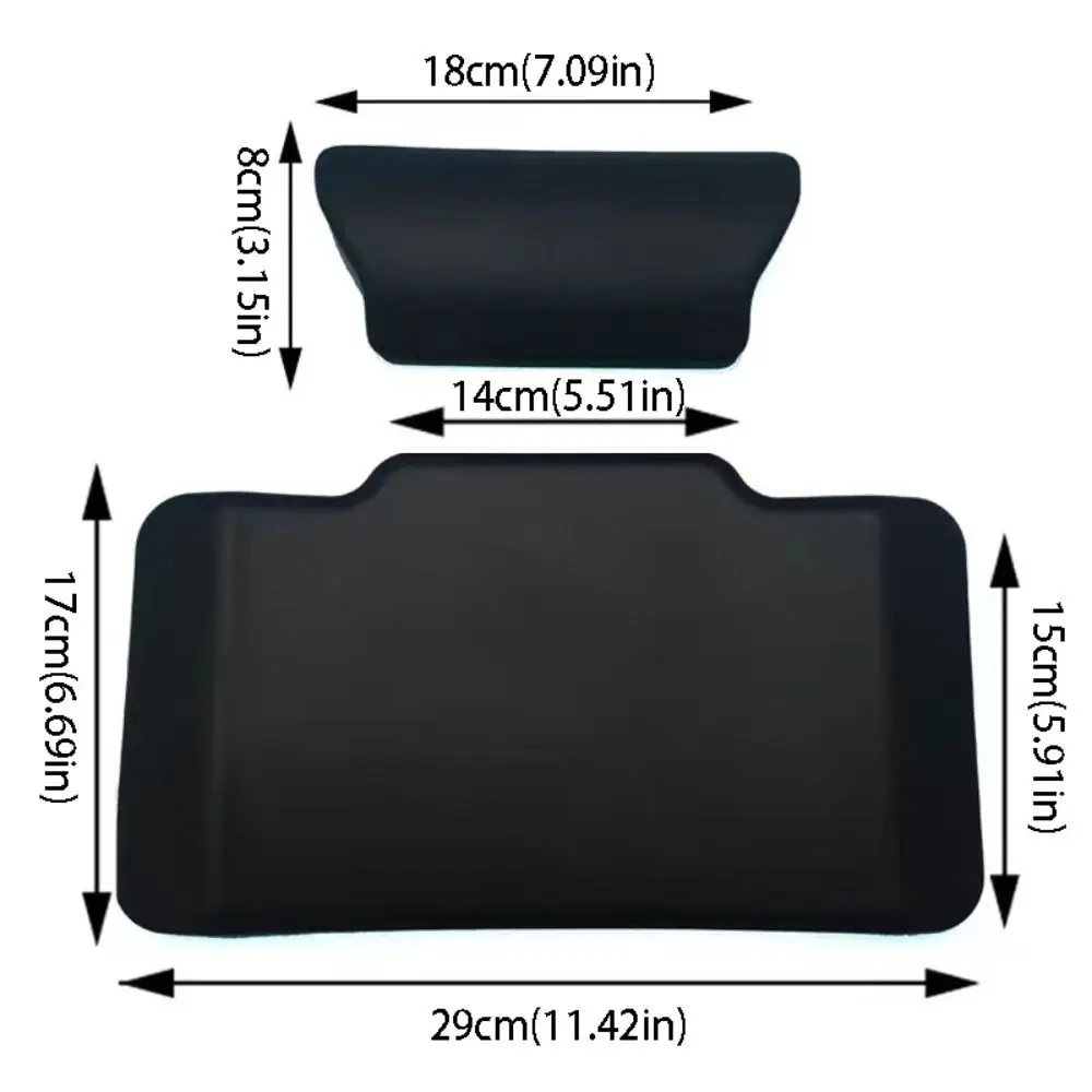Shockproof Motorcycle Rear Case Self-adhesive Universal Back Pad Top Case Cushion Decompres Lazy Back Pad Passenger Use