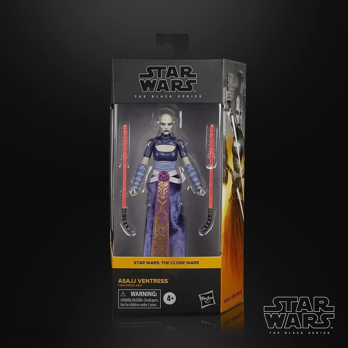 

Genuine 6-Inch Star Wars The Black Series The Clone War Asajj Ventress Action Figure Desktop Decor Collection Model Toy Kid Gift