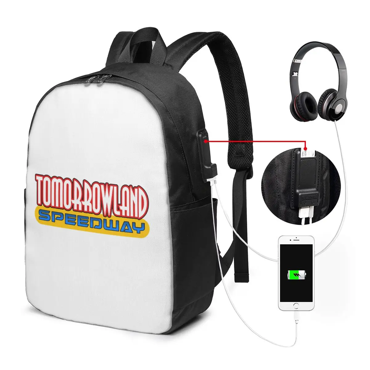 Tomorrowland Adult Cowboy Backpack Travel Notebook Bag Computer College Student School Bag Laptop Shoulder Bags for Men Women