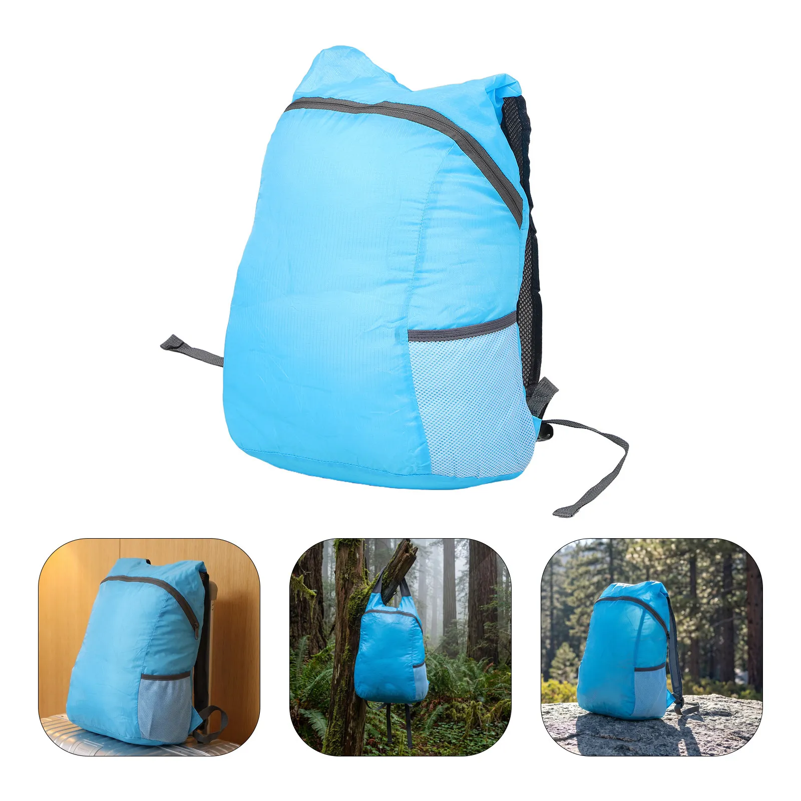 Hiking Backpack Lightweight Foldable Travel Daypack Outdoor Sports Packable Hiking Backpack Double Shoulder for Mountain