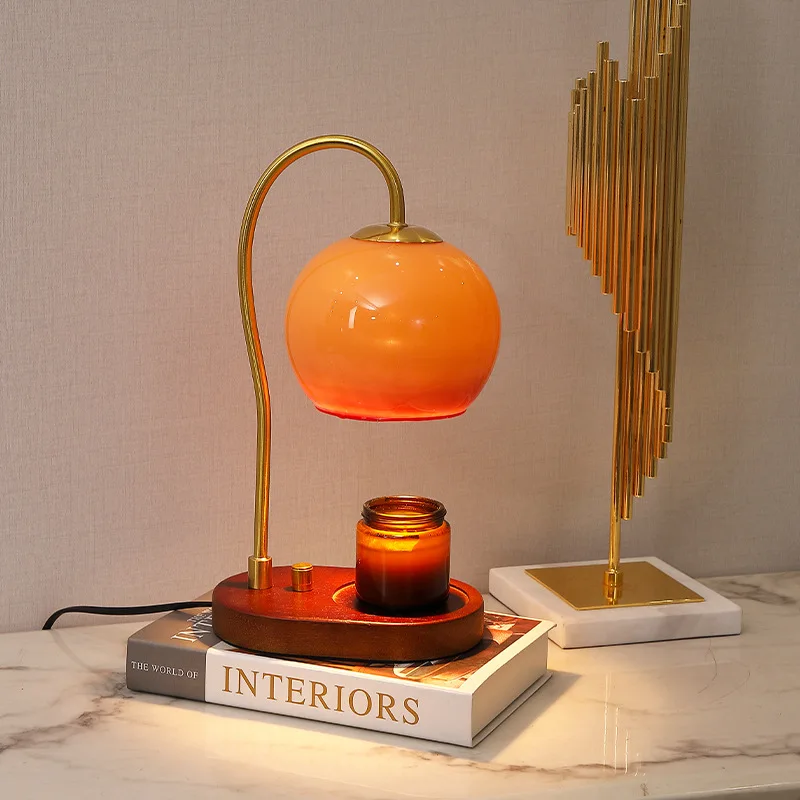 Smokeless Candle Lamp Aromatherapy Night Light for Home Decor and Relaxation