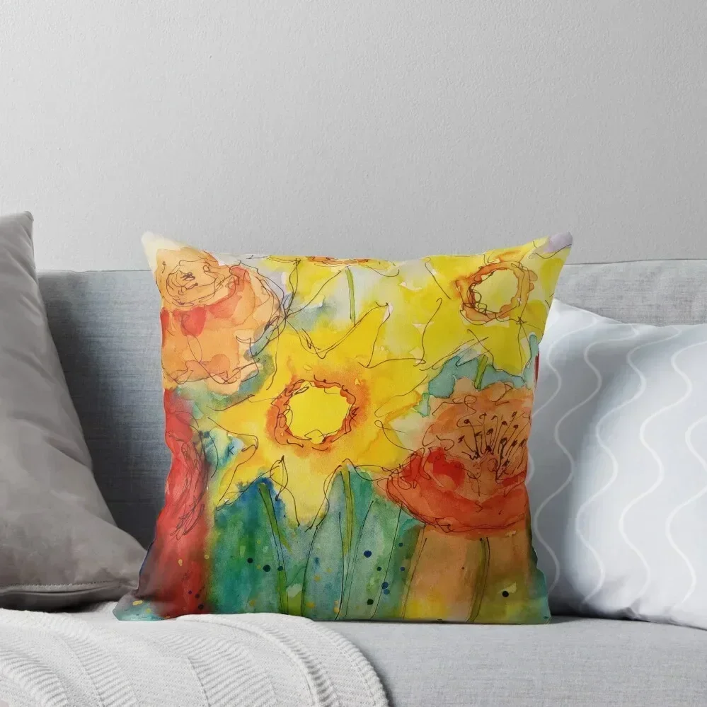 

Mothers Day Bouquet K Throw Pillow Decorative Cushions For Living Room Christmas Pillowcase pillow cover luxury pillow
