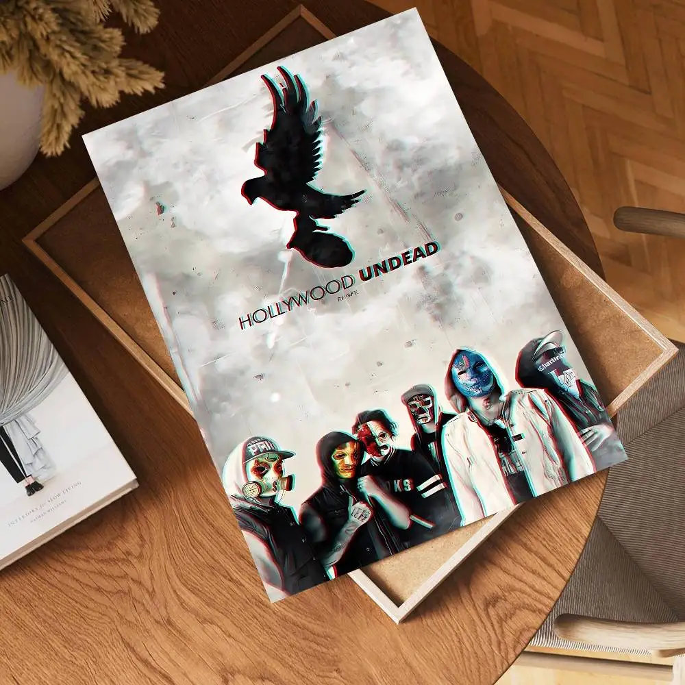 H-Hollywood Undead Singer Self-adhesive Art Poster Whitepaper Prints Posters Artwork Aesthetic Art Wall Painting