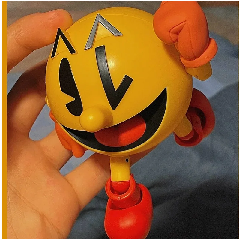 Hot Original Goods In Stock Banda Shf Pac Man Figure Model Toys Super Cute Pvc Classic Game Characters Action Figure Anime Gift