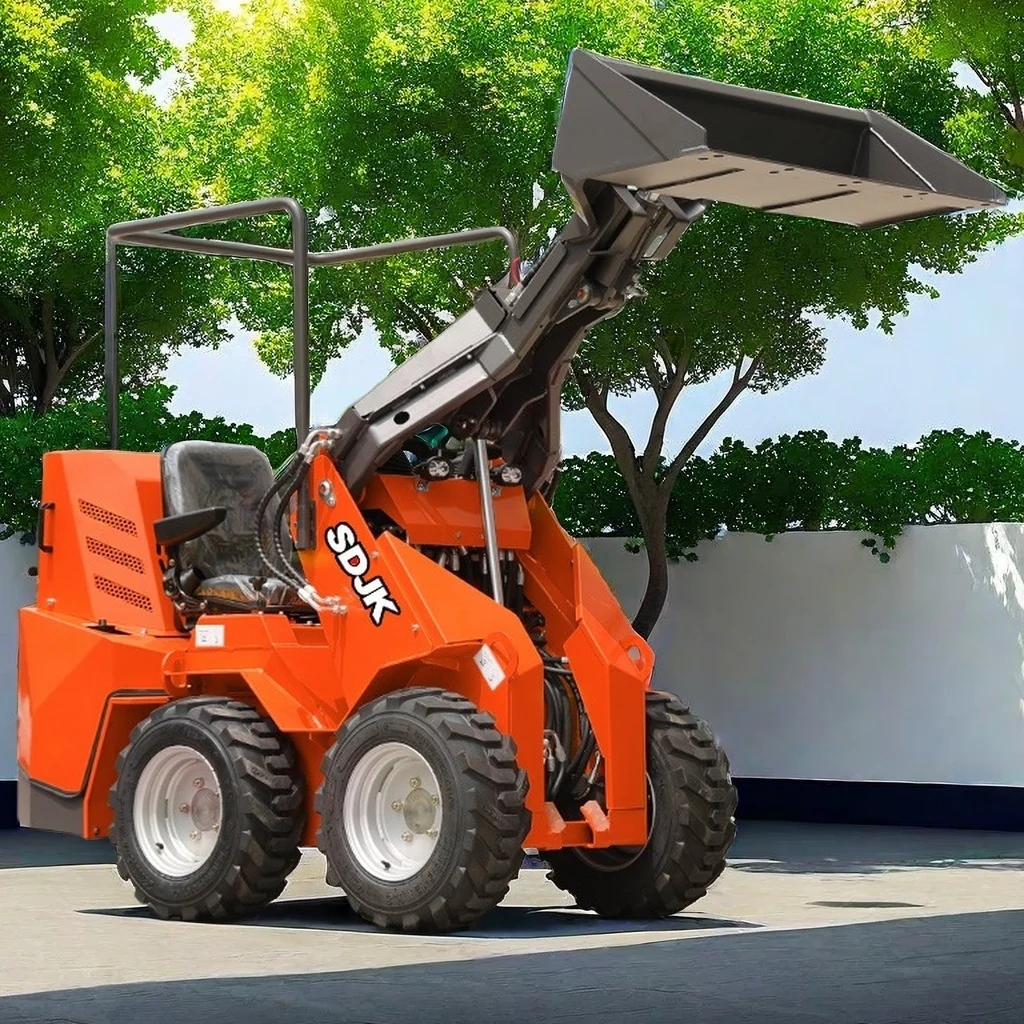 

Fast Delivery Mini Skid Steer Attachments Multifunctional Skid Steer Loader Cheap Price Mini Wheel Loaders Machine