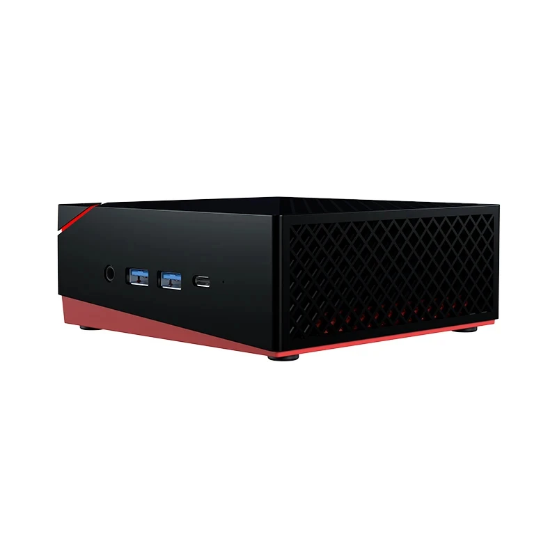 Helor Cloud 듀얼 LAN 게이밍 미니 PC, AMD Ryzen 5 4500U 16G DDR4 512G M.2 NVME 지지대, Win10/11 WiFi 블루투스 4.2 컴퓨터