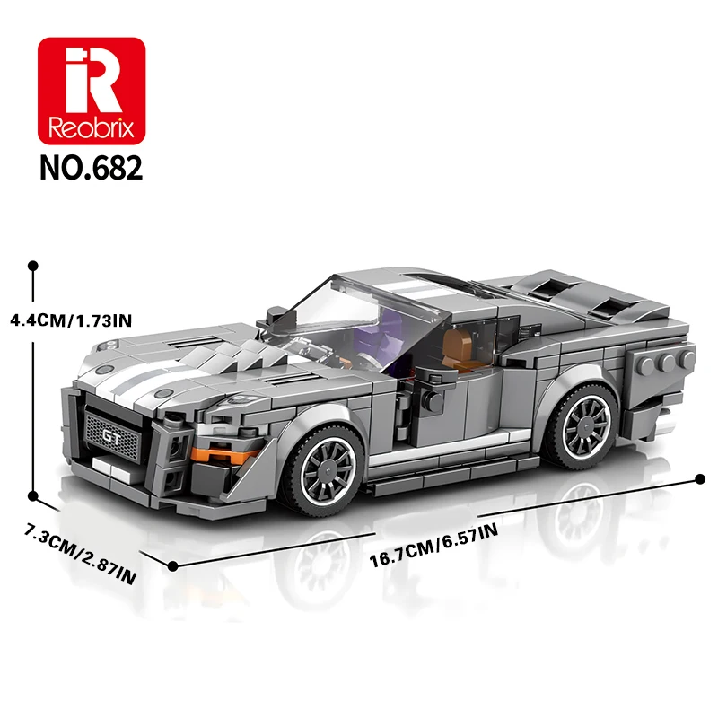 Reobrix Blocks Speed Champions City Racers Famous Cars Vehicle Super Diy Kids Moc Toys Sets Boys Model Building Sports Tech