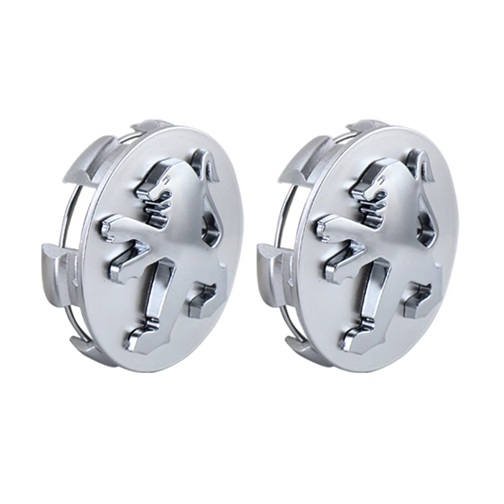 4 szt. 60mm osłony środkowe kół samochodowych, osłony ochronne na felgi, akcesoria samochodowe do Peugeot 106 206 207 208 307 308 2008 3008 407 508 — 2