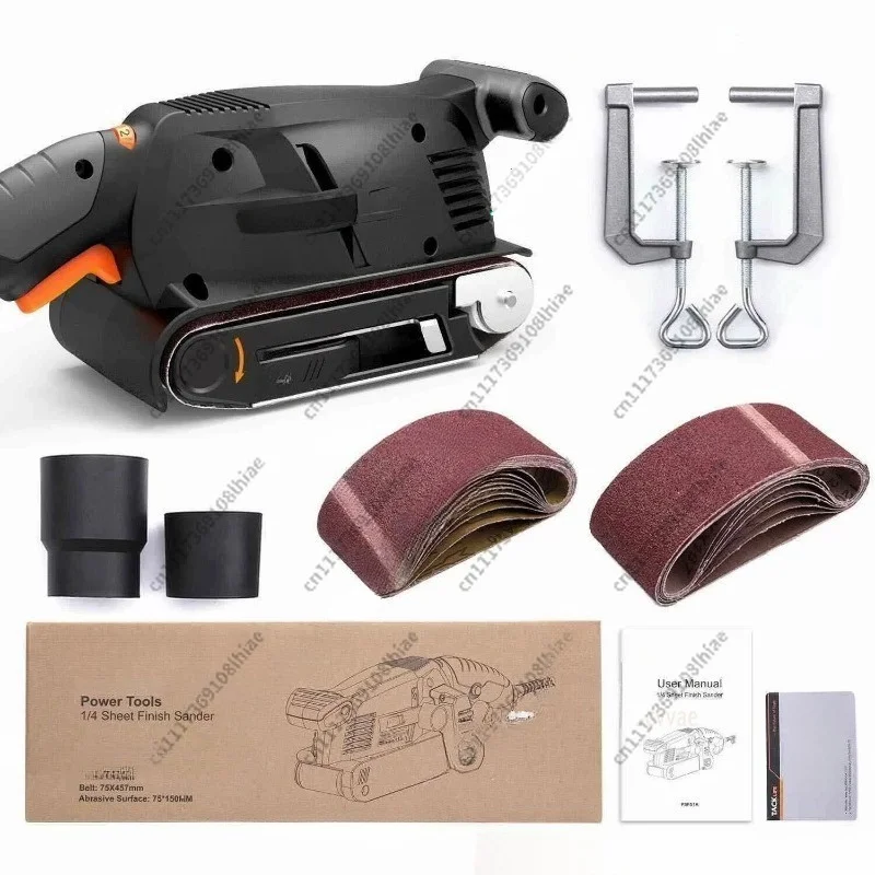 Woodworking Tool Electric Belt Sander Variable Speed Power Sander Copper Motor Grinder Carpenter Polishing Grinding Machine