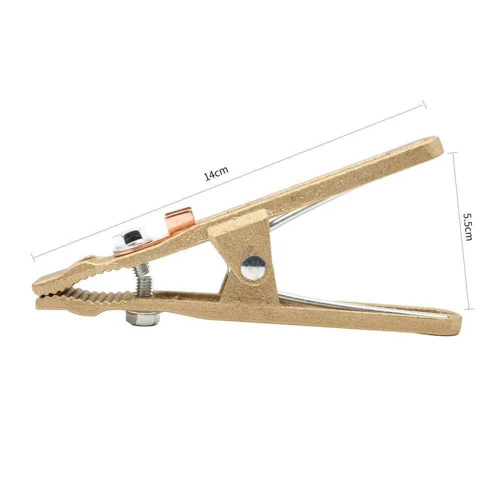 260A Grounding Clip Pure Copper Thickened Welding Earth Clamp For Plasma Cutter Argon Arc Metal Workshop Essential