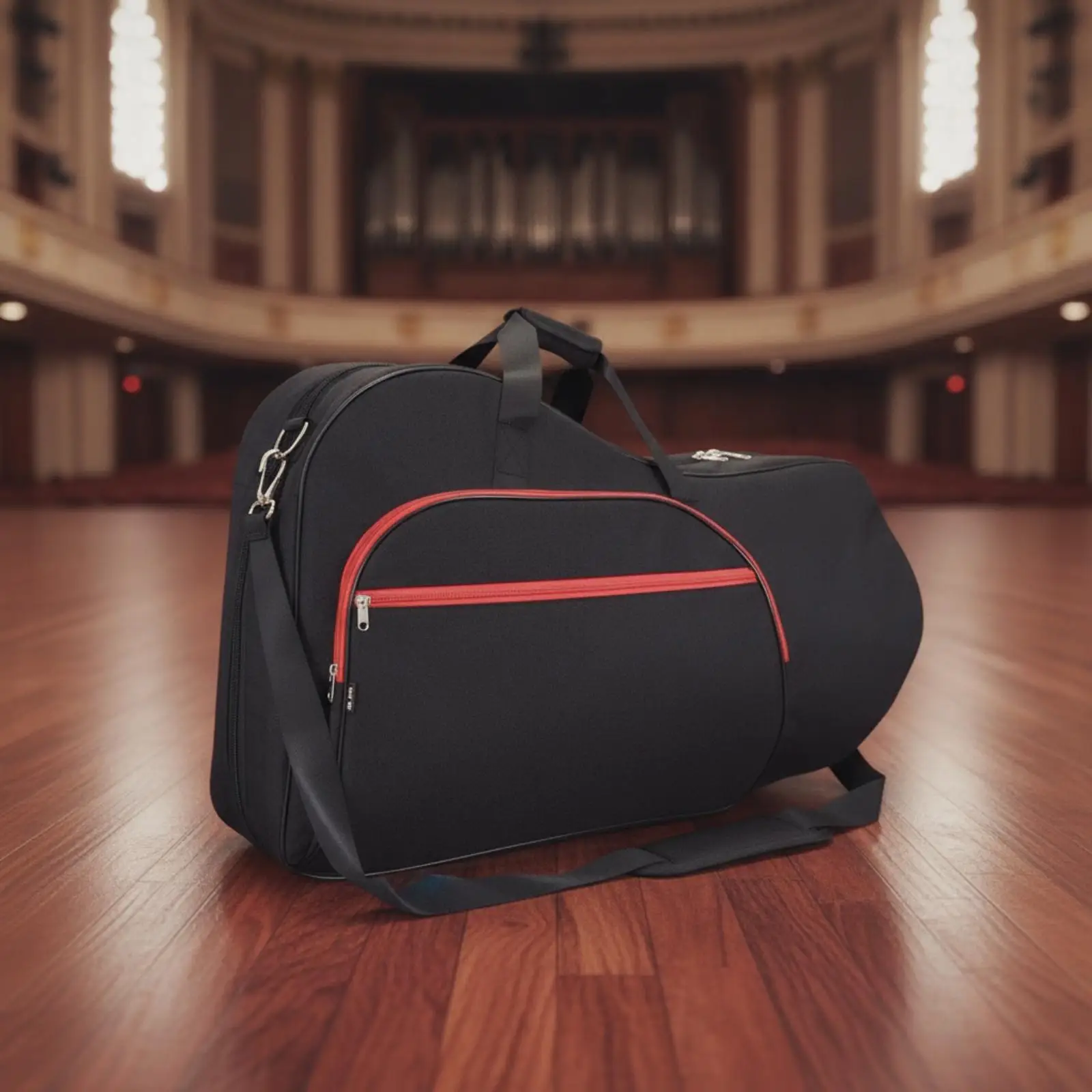 Lightweight Horn Transport Bag 1680D Oxford Case with Reinforced Seams for Daily Rehearsal Use