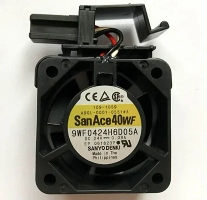 Brand new Fanuc Fan 9WF0424H6D05A A90L-0001-0551 # A with a complete set of brackets，24V  0.08A,40*40MM Functional testing is in