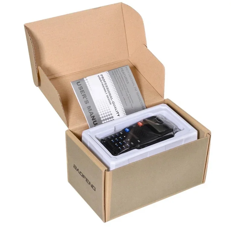 Rádio Comunicador Dual Band Uhf Vhf Uv-5r HT Fm Fone