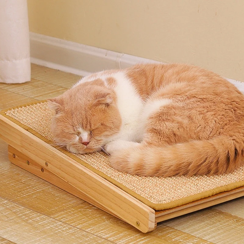 2-Part Sisal Cat Scratch Mat Cat Scratch Mat For Cats With Adhesive Tape Cat Scratch Mat 50 X 25 Cm