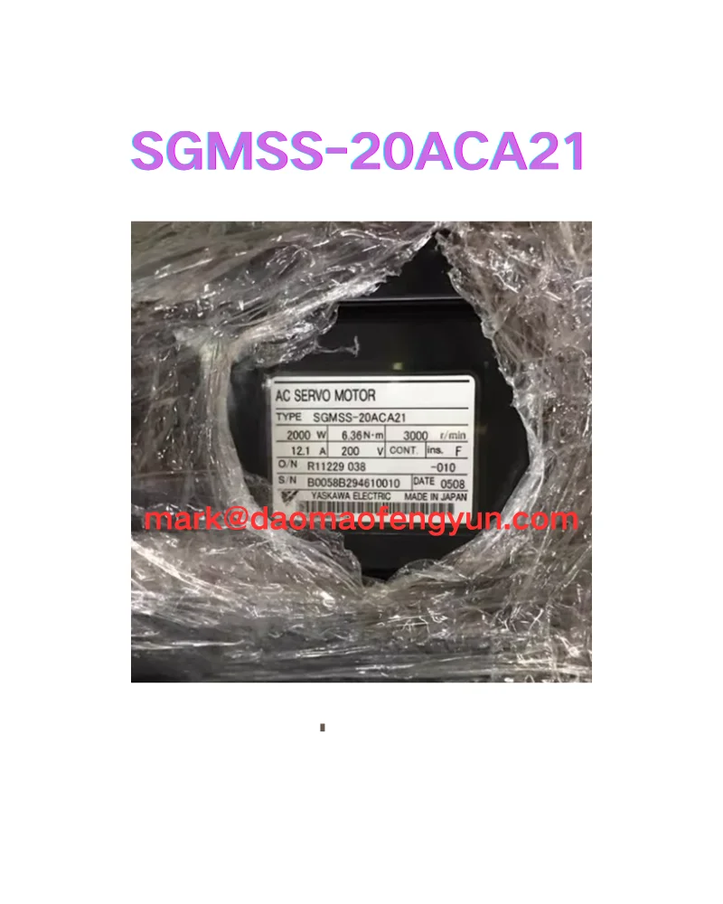 

SGMSS-20ACA21 New servo motor,