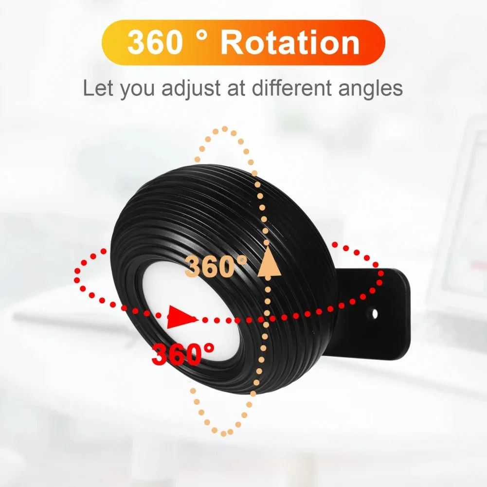 Magnetische bureaulamp, wandlamp, 360° °   roterende bureaulamp met draadloos opladen, aanraakbedlampje, afneembare lamp