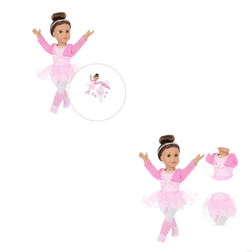 

Ballet Performances Skirt Ball Jointed Girl Dolls Costume Kids Roleplay Game Toy