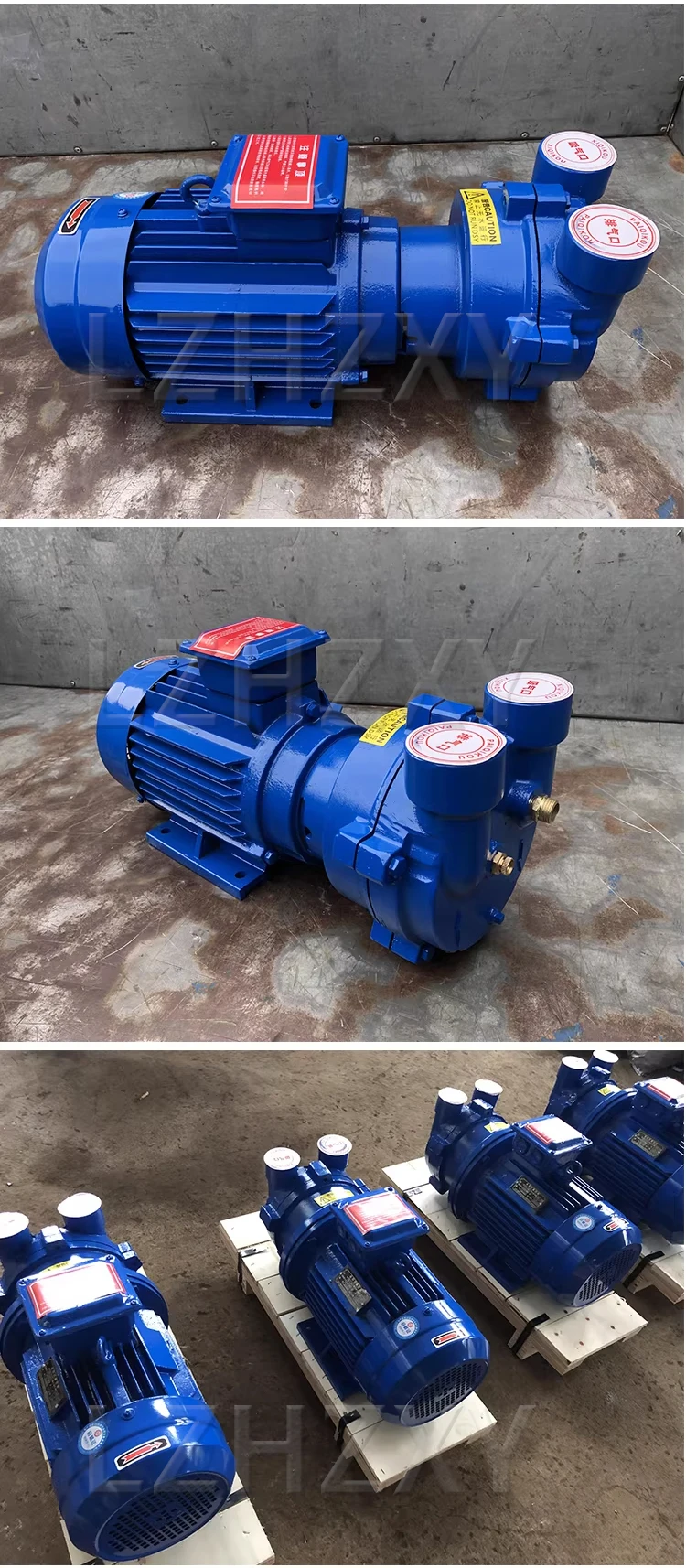 3300Pa Water Ring Vacuum Pump: Industrial-Grade High-Vacuum Water Circulation, Suitable for Evacuating Gases and Hum(Customized)