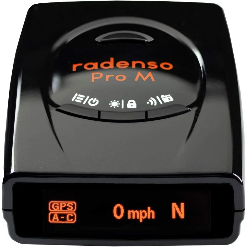 Pro M Radar Detector with Less False Alerts, Small Size, USA Technical Support, GPS Lockouts US(Origin)