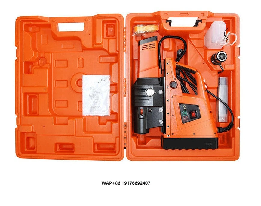 42mm Portable CNC Automatic Servo 220v Electric Magnetic Drill Tapping Machine New Condition Construction Bearing Keyless Chuck