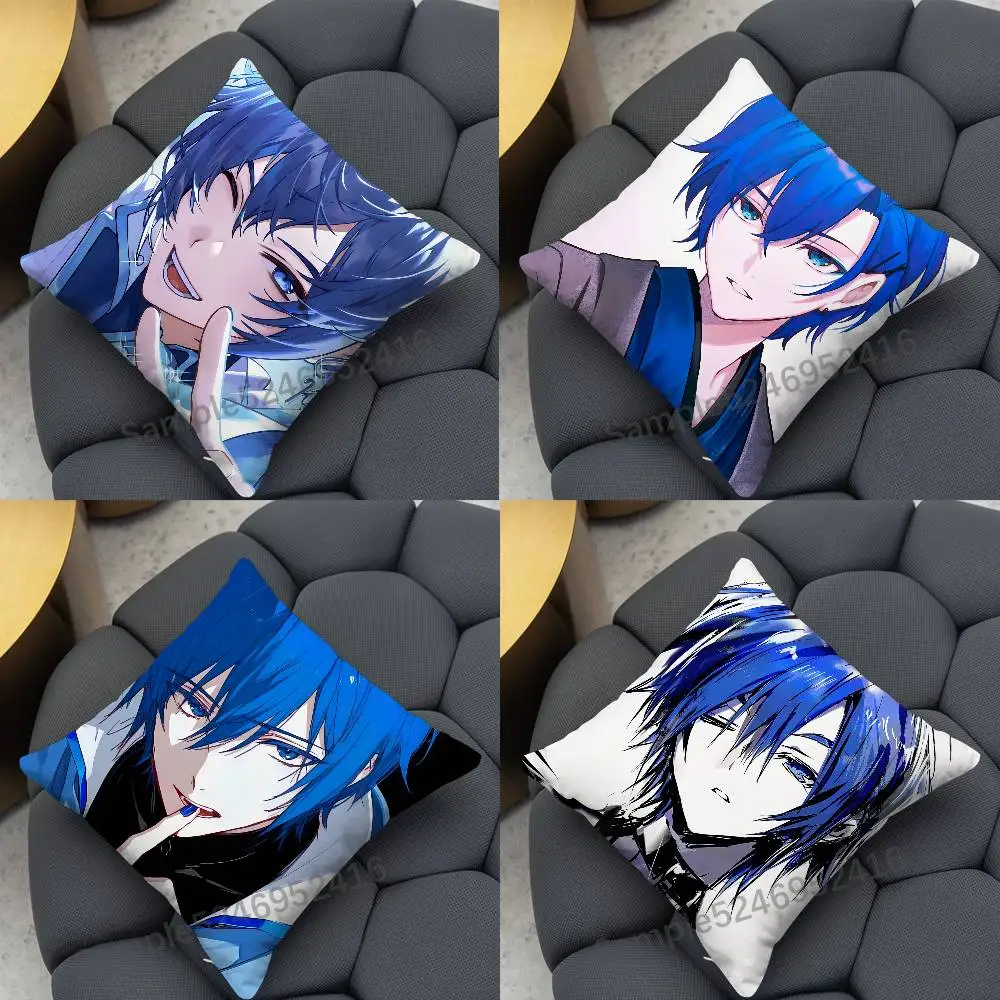 K-KAITO Singer Pillow Case Cover Square for Decorative Cushion Bed Couch Sofa Classic Style Machine Washable All-Season