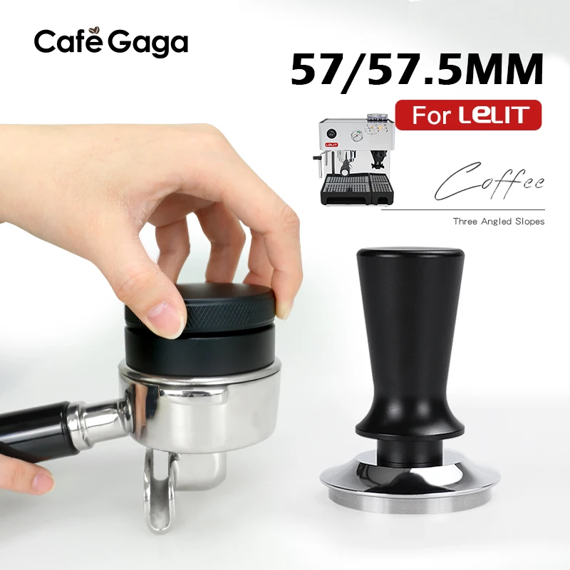 Distribuidor de café nivelador de adulteração para lelit anna anita 57mm 57.5mm aço inoxidável barista espresso acessórios ferramentas barista