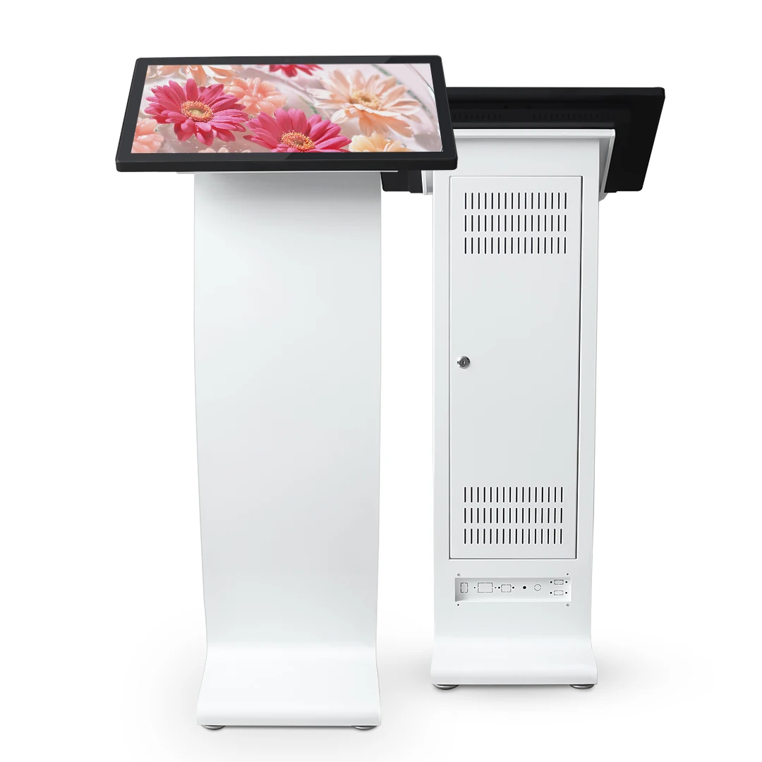 

21.5-65-inch interactive touchscreen kiosk for reception, information inquiry and advertising in public areas