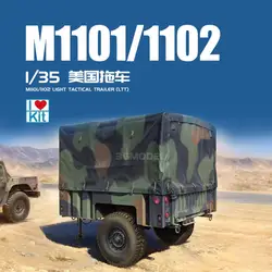 Trumpeter 63566 1/35 Scale M1101/M1102 Light Tactical Trailer（LTT) Plastic Model Kit